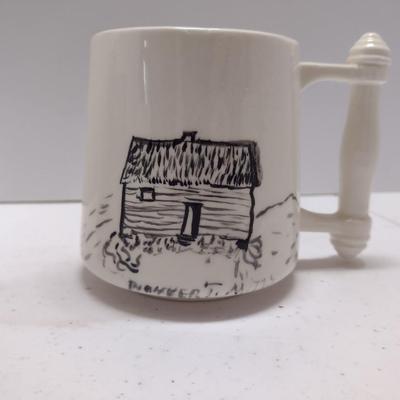 Glazed Ceramic Mugs- Set of Four