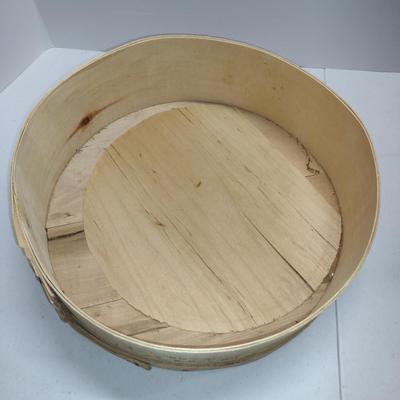 Wooden Cheese Box- Approx 15 1/4" in Diameter