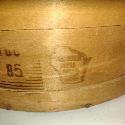 Wooden Cheese Box- Approx 15 1/4" in Diameter