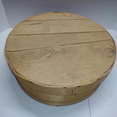 Wooden Cheese Box- Approx 15 1/4" in Diameter