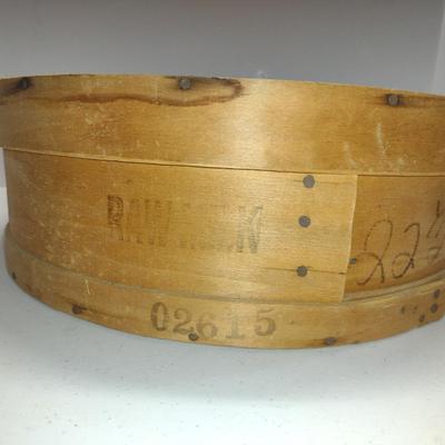 Wooden Cheese Box- Approx 15 1/4" in Diameter