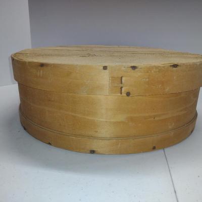 Wooden Cheese Box- Approx 15 1/4" in Diameter
