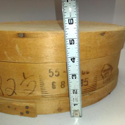 Wooden Cheese Box- Approx 15 1/4" in Diameter