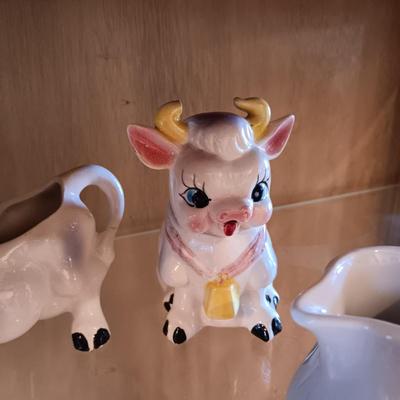 COW CREAM AND SUGAR SET, PLAYFUL ELEPHANTS AND MORE