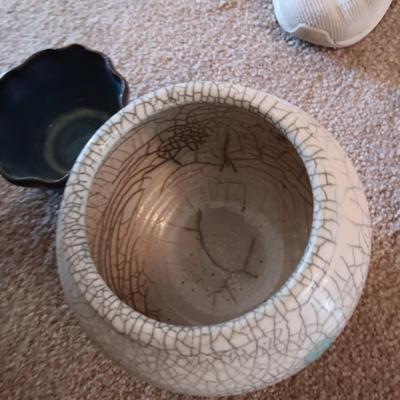 JACK BLACK CLAY POT, CLAY SPOUTED CUP AND SMALL POT