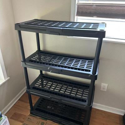 4-Tier Plastic Storage Shelving
