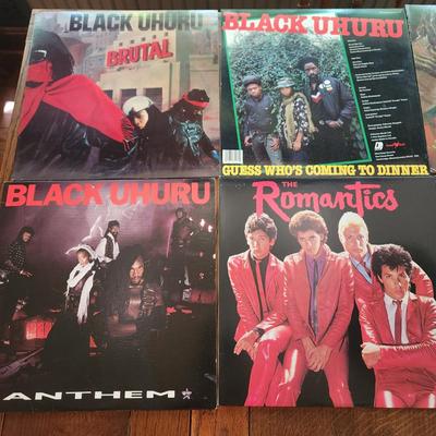 Lot of Record Albums Black Uhuru Rock & Roll Forever