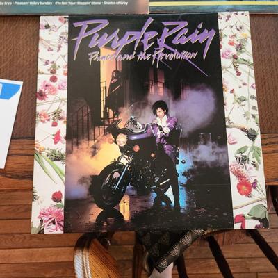 Lot of Record Albums Prince Purple Rain