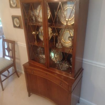 Antique John Wanamaker of New York Dining China Hutch (No Contents)