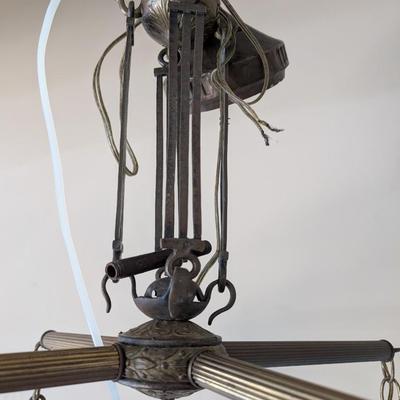 Antique Brass Chandelier