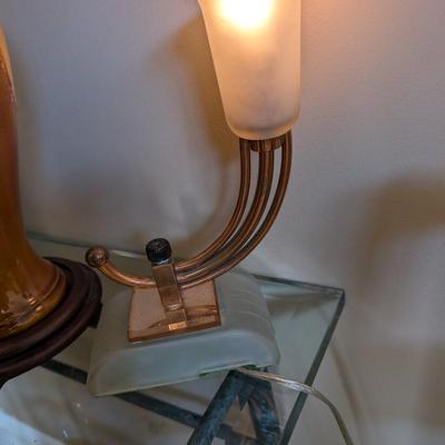 Vintage Art Deco Lamps Set 2