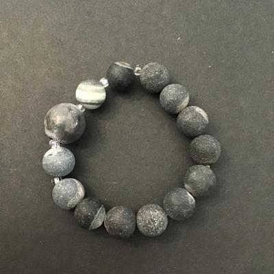Unique stone beaded bracelet