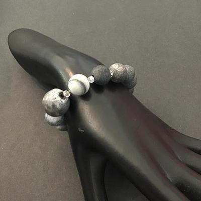 Unique stone beaded bracelet