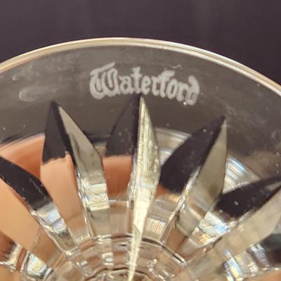 5 Waterford Crystal Lismore 5 7/8" Stem Glasses Wine Excellent Condition