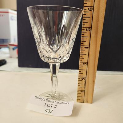 Lot of 6 Waterford Crystal Lismore 5 7/8" Stem Glasses Excellent Condition