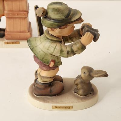 Lot of 7 Hummel Furgines "Thrifty" Coin Bank w key , Clown, Good Hunting