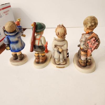 Lot of 7 Hummel Furgines "Thrifty" Coin Bank w key , Clown, Good Hunting