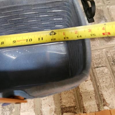 Lot of 3 Longaberger 2 Handle Field Market Baskets with Liners