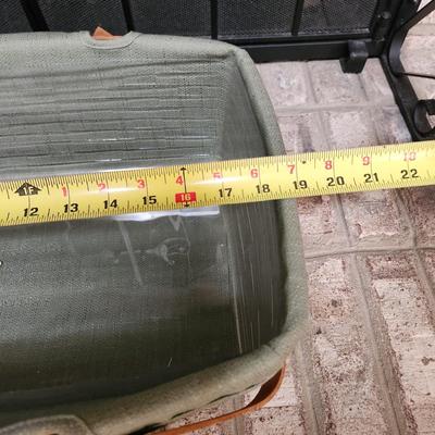 Lot of 3 Longaberger 2 Handle Field Market Baskets with Liners