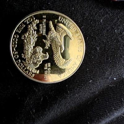 1 oz American Gold Eagle $50 Coin BU - Random Year