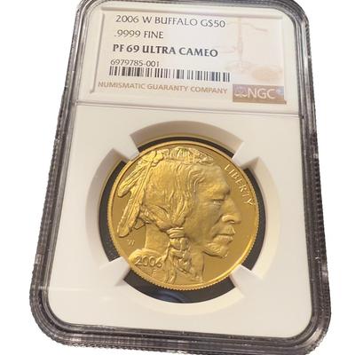US 2006 W Gold 1 oz $50 NGC PF69UC Proof Gold Buffalo