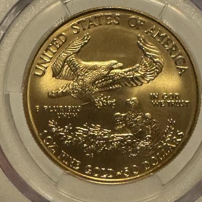 2006-W $50 PCGS SP70 Burnished Gold Eagle 20th Anniversary 1 Of 5 In The World!!