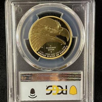 2021-W American Liberty High Relief 1oz Gold Coin - PCGS PR70DCAM