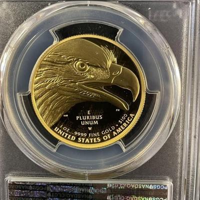 2021-W American Liberty High Relief 1oz Gold Coin - PCGS PR70DCAM