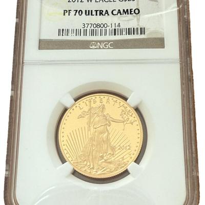US 2016 W Gold 1 oz $50 NGC PF70UC Proof Gold Eagle