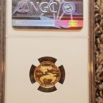 2021-W 4 PC Set Proof Type 1 American Gold Eagle First Strike NGC PF70 Ult Cameo