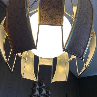 MCM Hanging Chain Lamp