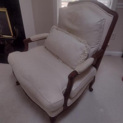 Sherrill Formal Wood Framed Upholstered Chair