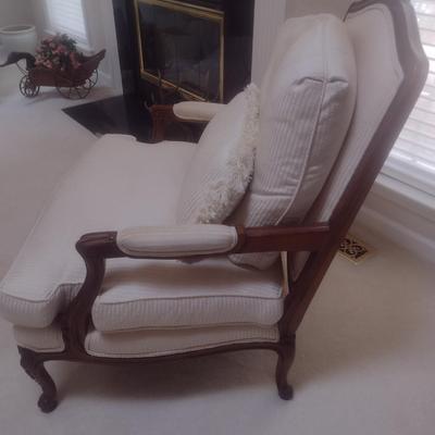 Sherrill Formal Wood Framed Upholstered Chair