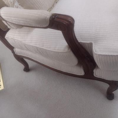 Sherrill Formal Wood Framed Upholstered Chair