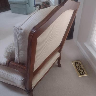Sherrill Formal Wood Framed Upholstered Chair