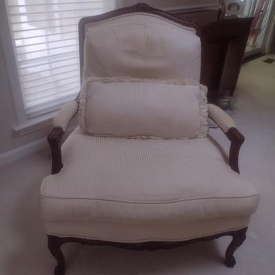 Sherrill Formal Wood Framed Upholstered Chair