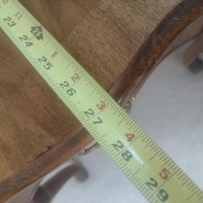 Heritage Single Drawer Mahogany Finish Lamp Table