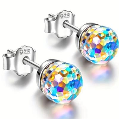 925 Crystal Earring Studs
