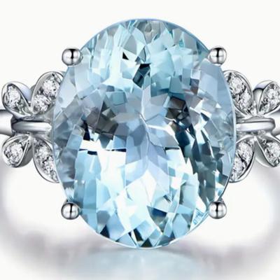 Vintage Aquamarine Gemstone Ring