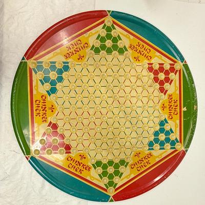 Vintage Chinese Checkers Poard Game