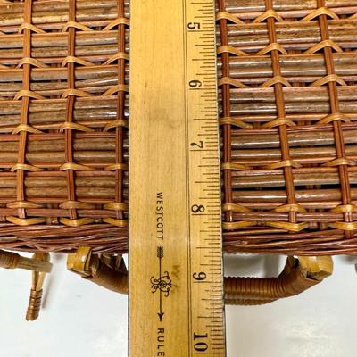 Vintage Wicker Picnic Basket Case