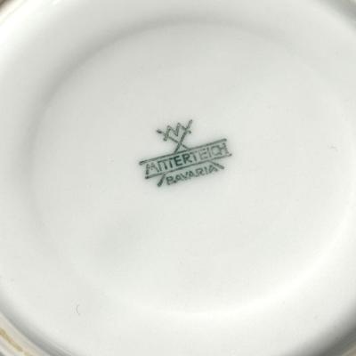 Vintage Bavaria Mitterteich Tea Cup and Bread Plate Set