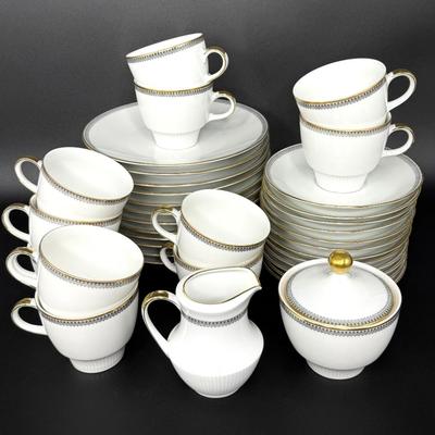 Vintage Bavaria Mitterteich Tea Cup and Bread Plate Set