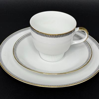 Vintage Bavaria Mitterteich Tea Cup and Bread Plate Set
