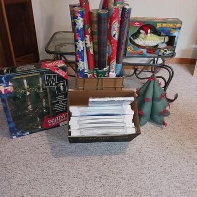 BIG MOUTH BILLY BASS, LIGHTED MUSICAL LANTERNS AND GIFT WRAP