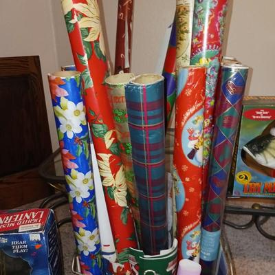 BIG MOUTH BILLY BASS, LIGHTED MUSICAL LANTERNS AND GIFT WRAP
