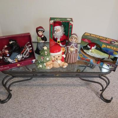BIG MOUTH BILLY BASS, MOTORCYCLE SANTA, MUSICAL DANCING SANTA AND MORE