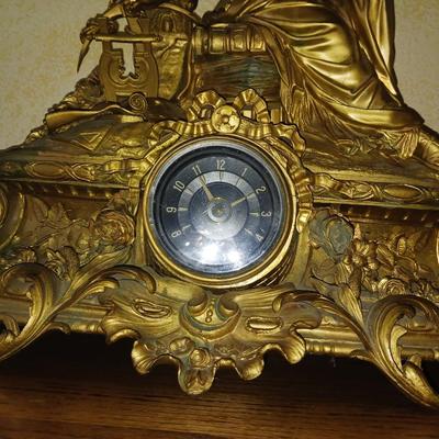 STUNNING KIENZLE VDO GILT BRONZE MANTEL CLOCK
