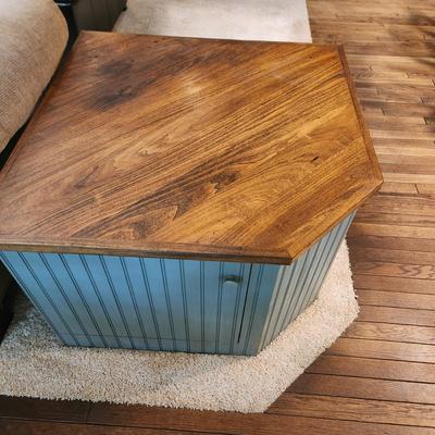 Large Side Table with Storage 32x32x22