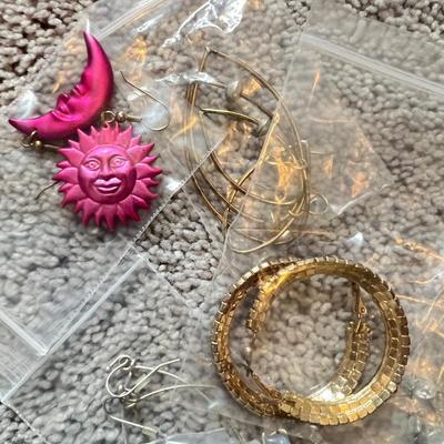 HUGE Lot Pierced Earrings - Well Over 50 Pairs